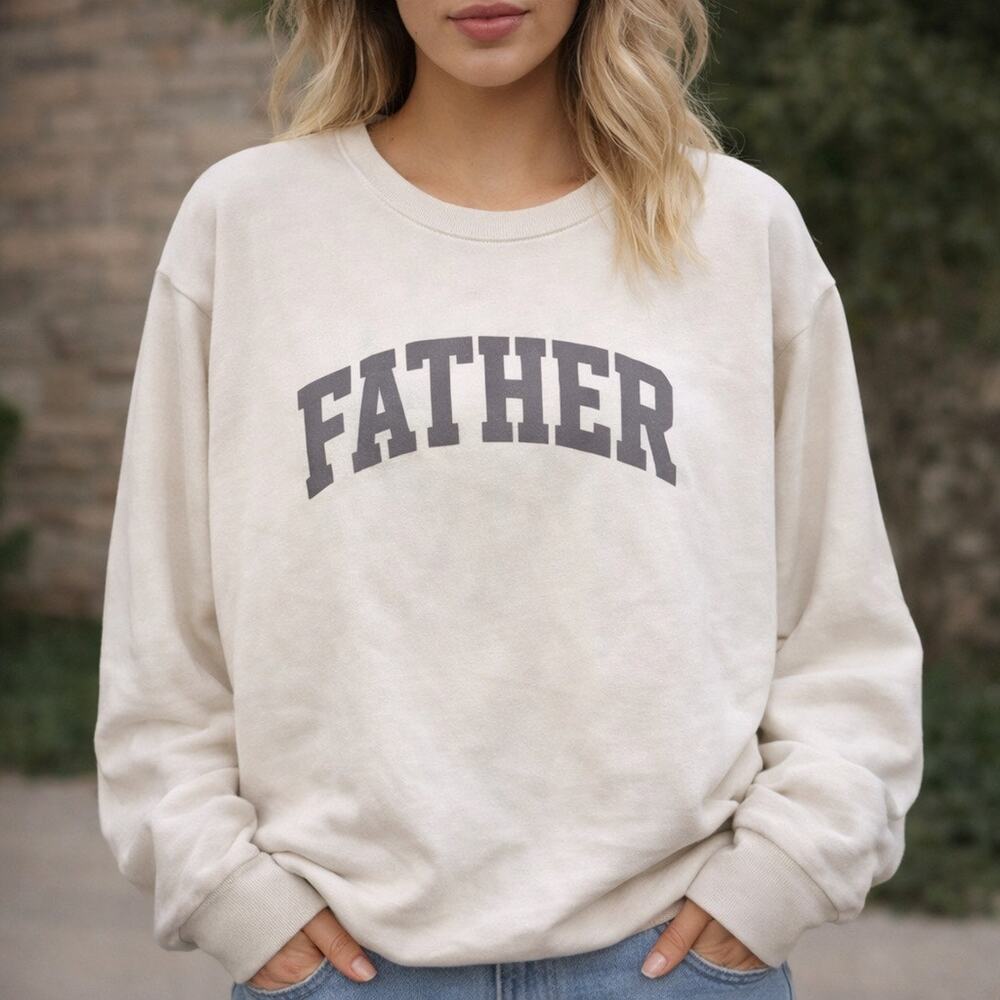 Unwell Call Her Daddy Bone Father Crewneck Sweatshirt Sz M